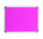 Parrot Felt Info Board With Aluminium Frame 1800 X 1200MM Pink