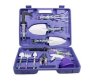 Purple Floral Gardening Tool Set 10 Pieces In Carry Case Novelty Gift Outdoor