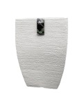 Modern Square Japi Planter Click For Details - Medium JVQM36 37CM Width X 54CM Height Off White