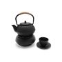 Black Oriental Cast Iron Tea Set - 600ML