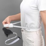 1/2PCS 150CM/60IN Three Circle Measure Ruler Chest Measure Ruler Tape Measure Hip Circle Measure Leg Arm Measure Round Object Me