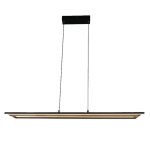 Woodline Twin Linear LED Pendant