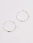 Silver Plated Hoop Earrings