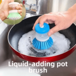 1PC Dishwashing Brush Multiple Colors Kitchen Brush Multi-functional Pot Cleaning Tool Kitchen Supplies