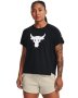 Women's Project Rock Bull Short Sleeve - Black / LG