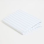- Herringbone Stripe Tablecloth - White sage