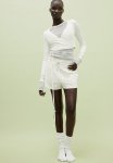 Sweatshirt Shorts - White