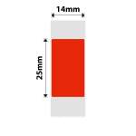 NB278 - - D11 D101 D110 H1S - 14X25MM - 240 Red Labels