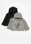 Superbalist 2 Pack Polar Fleece Hoodie - Black & Grey