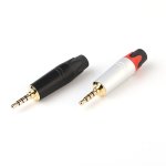 3.5MM 4 Pole Jack Plug - Black