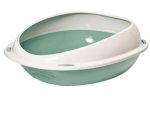 Comfy Cleo Easy Cat Litter Box – Mint Green