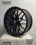 20" Satin Black Bmw Alloy Rims Staggered Fitment Model DF002 5 120 Pcd