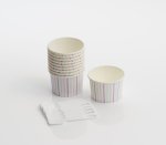 120ML Vintage Multicolour Tubs & Spoons - 10PK