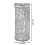 The Rolling Grill braai Stainless Steel Basket - 20X9