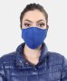 1 X 3PLY Royal Blue Scuba Mask - Royal Blue - Royal Blue / One Size