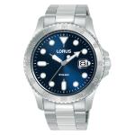 LORUS Sports Men& 39 S Quartz Watch Dark Blue Sunray Dial