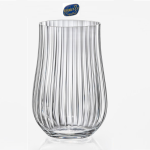 Bohemia Crystal Tulipa Optic Hi-ball 450 Ml Set Of 12