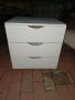 White Glossy Chest Of Drawers With 4 Drawers