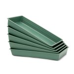 Full Tray 26 X 14.5 X 3CM Green - 5PC Bundle Full Tray 26 X 14.5 X 3CM Green