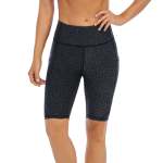 Ladies Spotted Grey Bike Shorts With Pocket UP49 - XL