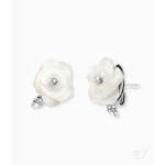 Engelsrufer Ear Studs Rose With Mother-of-pearl