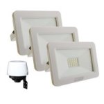Major Tech 20W LED Floodlight And Day night Sensor Combo Hite
