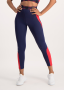 Colour Block Active Legging - Navy - XS