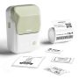 NB493 - NIIMBOT - B1 - PORTABLE THERMAL LABEL BLUETOOTH PRINTER INCL FREE WHITE LABEL (50X30MM) GREEN WHITE
