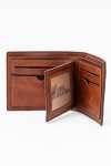Leather Bi-fold Wallet Tan