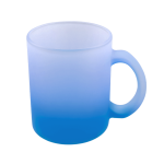 11OZ Light Blue Frosted Glass Mug - Sublimation Express