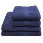 Eqyptian Collection Towel -440GSM -2 Hand Towels 2 Bath Sheets -navy