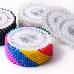 40PCS Multicolor Pearlized Ball Head Sewing Pins 3.56CM Long Straight Quilting Pins For Fabric Dressmaking Jewelry Diy & Crafts