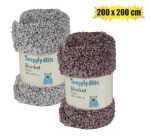 Blanket Sherpa 200 X 200CM Asstd Marketplace Brits Bros