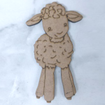 Wood Farmyard Lamb