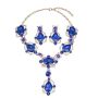 Elegant Crystal Necklace Earrings Set