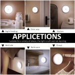 2PCS 3PCS 6PCS Rechargeable Motion Sensor Wall Light: Automatic Night Switch & Decorative Lighting For Kitchen & Bedroom Eid Al-