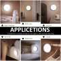 2pcs/3pcs/6pcs Rechargeable Motion Sensor Wall Light: Automatic Night Switch & Decorative Lighting For Kitchen & Bedroom Eid Al-Adha Mubarak