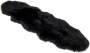 Smte Faux Fur Rug 60CM X 1.8M -black Black With Keychain
