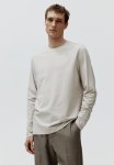 Slim Fit Jersey Top - Light Greige