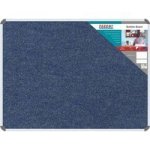 Parrot Bulletin Board Ribbed Aluminium Frame 1200X900MM - Denim