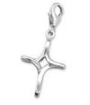 C350-C3006 - 925 Sterling Silver Cross Charm Dangle
