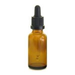 20ML Amber Glass Aromatherapy Bottle With Pipette - Black 18 69