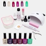 High Quality Uv led Glam Gel Nail Polish Starter & Soak Off Kit - Indigo