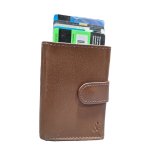 Pure Carducci Metal Card Pop-up Brown