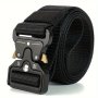 Belt Quick Release Heavy-Duty Adjustable Nylon Belt With Metal Buckle Suitable For Outdoor And Casual Wear