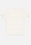 Polo Girls Zoe Short Sleeve Monogram Tee - Off White