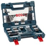 Bosch 91PC V-line Drilling & Driving Bit Set With Ratchet Screwdriver 2607017402