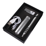 Powerbank BE0061 - USB And Stylus Pen Gift Set Silver Std