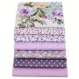 7PCS Floral Pattern Quilting Fabric Cotton Craft Diy Handmade Doll Clothes Fabric Precut For Patchwork Craft Sewing Supplies 20CMX25CM