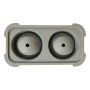 3D Baseball Silicone Ice Sphere Molds -grey